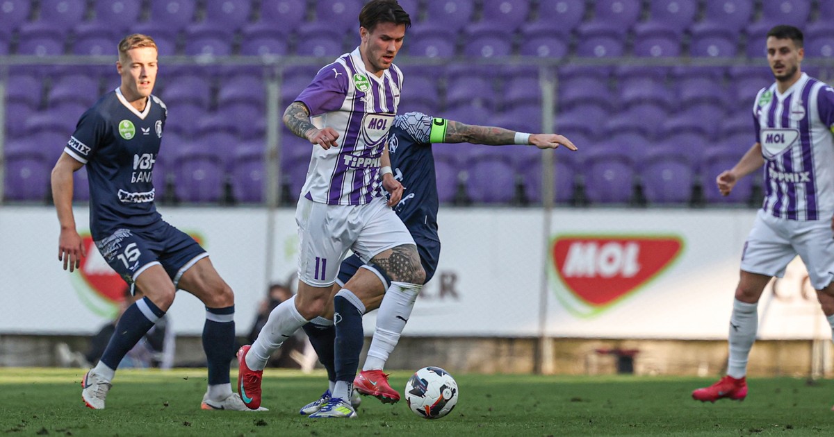 Csak a jó időt élvezhették a nézők az Újpest mai, Puskás Akadémia elleni meccsén – képgaléria