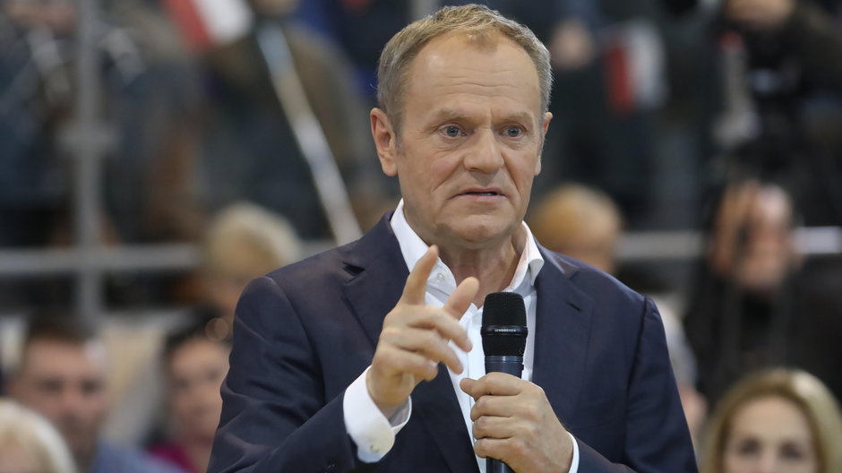 Przewodniczący Platformy Obywatelskiej Donald Tusk