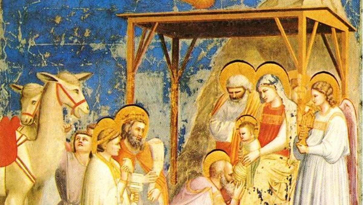 Giotto Jezus trzej królowie