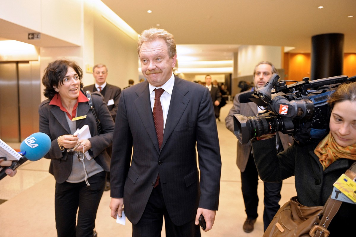 Prezes Naftohazu Ołeh Dubyna