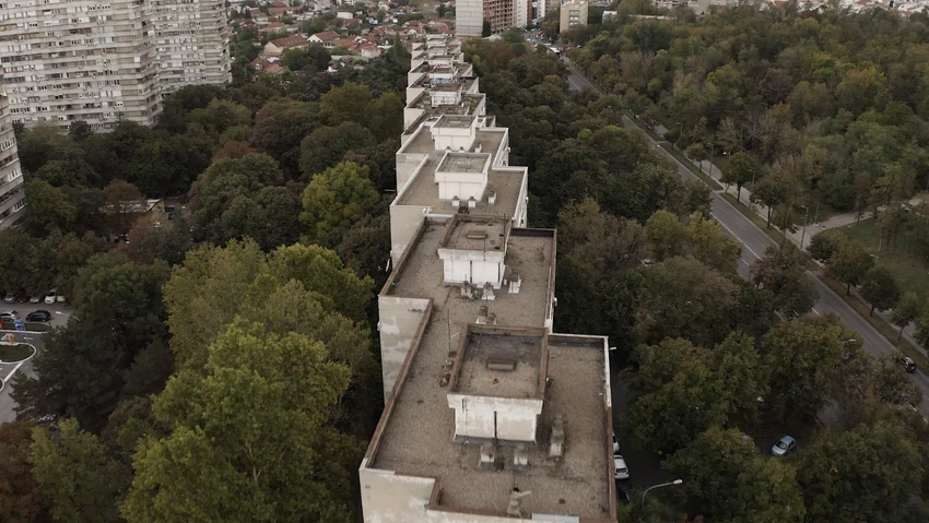 Zgrada "Testera” na Konjarniku dobila je nadimak zbog svog neobičnog oblika