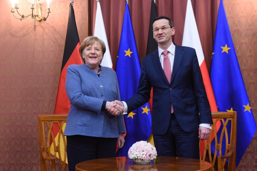 Angela Merkel spotkała się z premierem Morawieckim