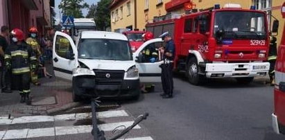 Groźny wypadek. Ucierpieli ludzie na przejściu, w tym małe dziecko