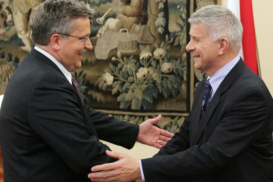 Marek Belka i Bronisław Komorowski