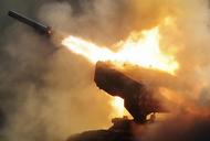 Rosyjski ciężki miotacz ognia TOS-1, z którego Rosjanie ostrzelali na Zaporożu własne pozycje.