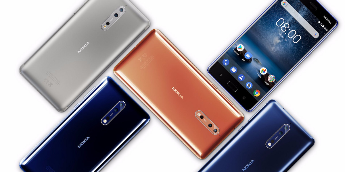 Nokia 8 to pierwszy smartfon z wyższej półki cenowej w ofercie firmy HMD, która próbuje wskrzesić dawną świetność tej marki