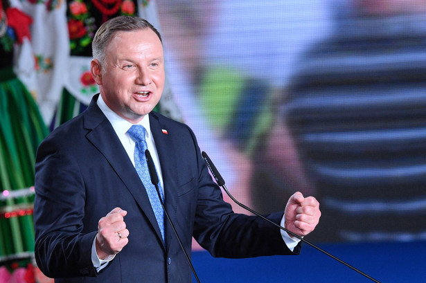 Ubiegający się o reelekcję prezydent RP Andrzej Duda