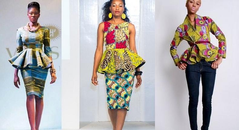 Ankara Peplum top styles