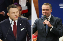 Mentzen rośnie, Nawrocki traci. PiS uspokaja: To przemyślana strategia