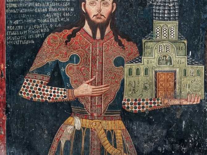Srpski despot Jovan Oliver, sredina 14. veka, manastir Lesnovo, Severna Makedonija