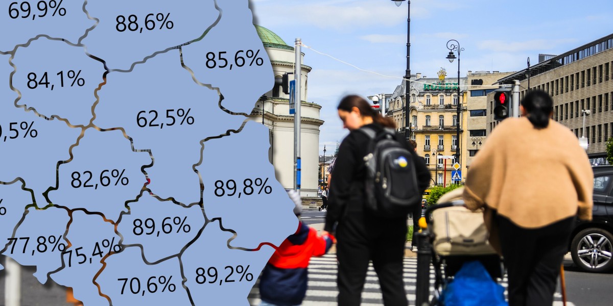 Podwyżki stóp procentowych sprawią, że na ratę 400-tys. kredytu trzeba będzie w niektórych regionach wydać prawie 90 proc. średniej pensji.