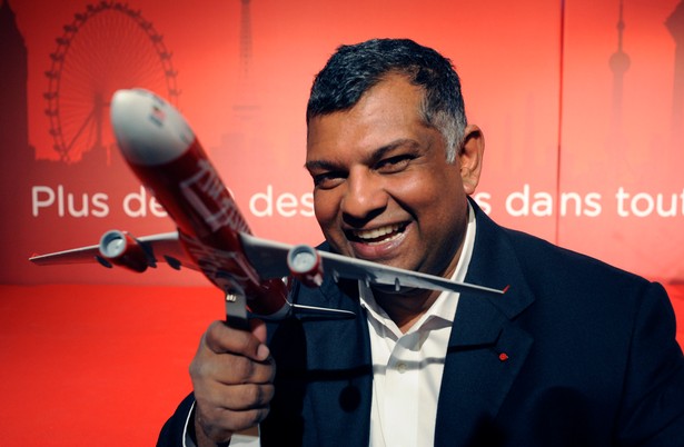 Tony Fernandes. Fot. Fabrice Dimier/Bloomberg