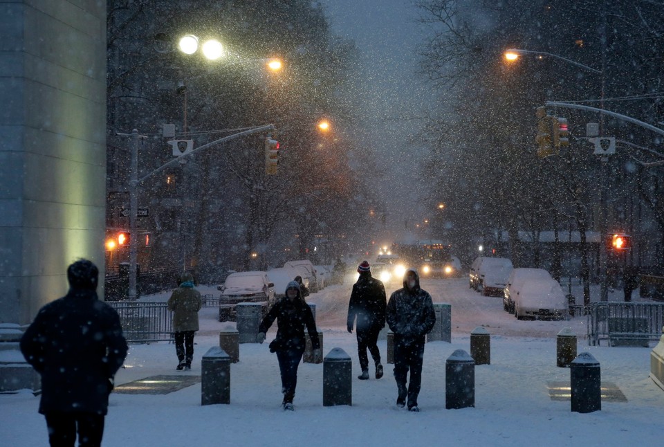 USA NEW YORK WINTER STORM (Winter Storm in New York)