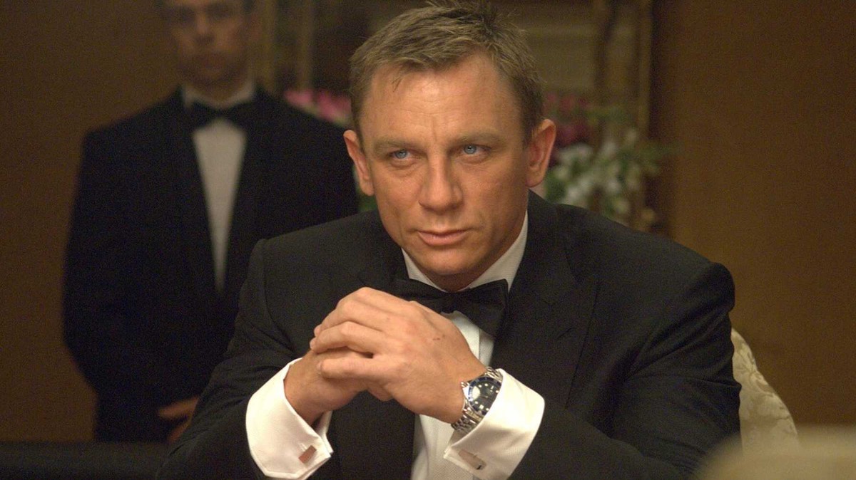 Daniel Craig jako James Bond w filmie "Casino Royale"