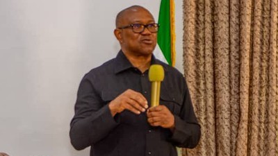 Peter Obi visits Plateau State Governor, Caleb Mutfwang. [Twitter:@pwajok_jane]