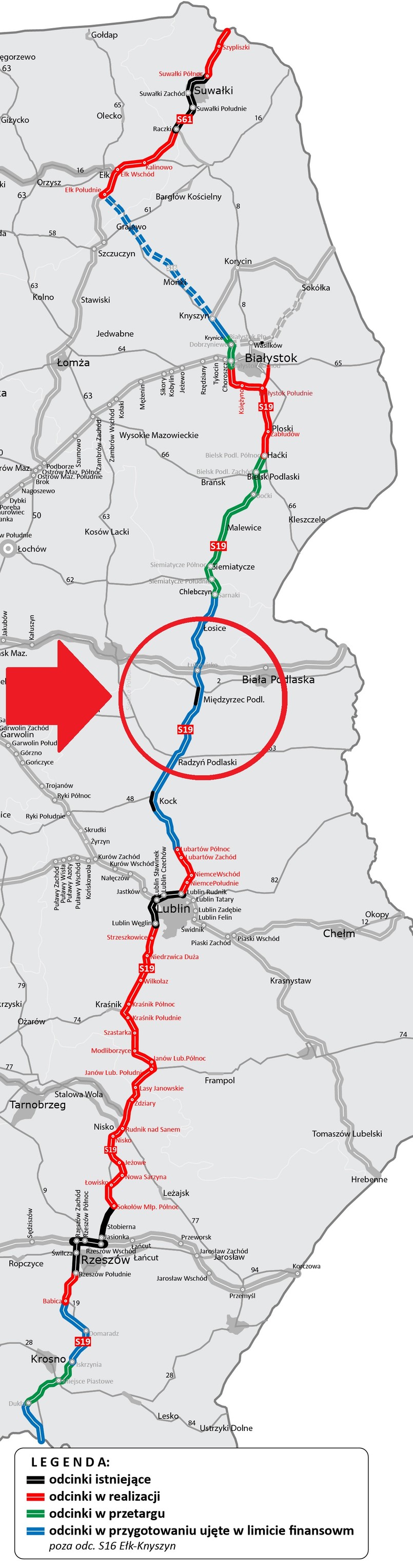 Via Carpatia będzie dłuższa o nowy odcinek drogi ekspresowej S19