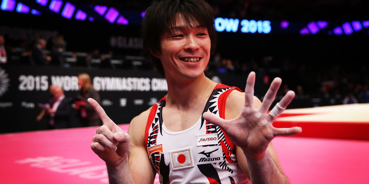 Kohei Uchimura, japoński gimnastyk, nie spodziewał się tak wysokiego rachunku za łapanie pokemonów