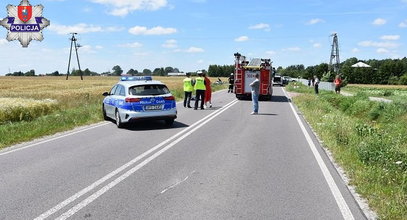 Tragedia na Lubelszczyźnie. Nie żyje motorowerzysta