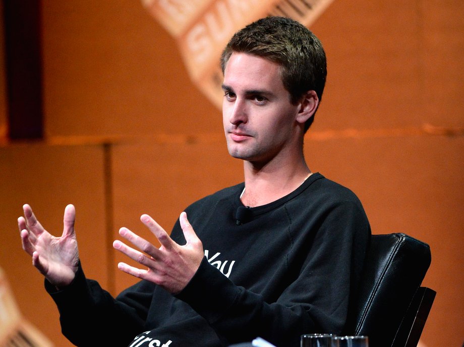 Snap CEO Evan Spiegel.