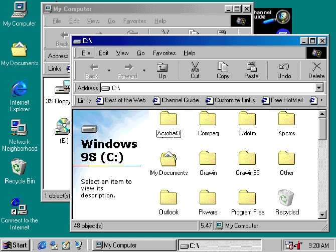 Windows 98 - 25 czerwca 1998 r.