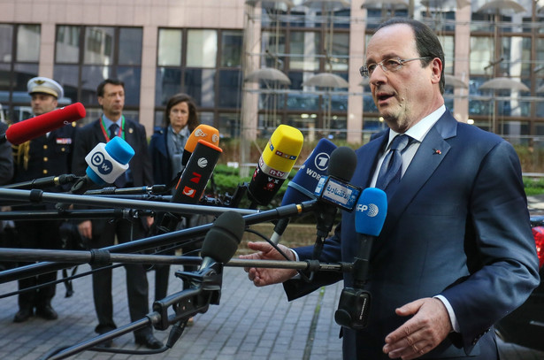 Francois Hollande w Brukseli. Fot. EPA/JULIEN WARNAND/PAP/EPA