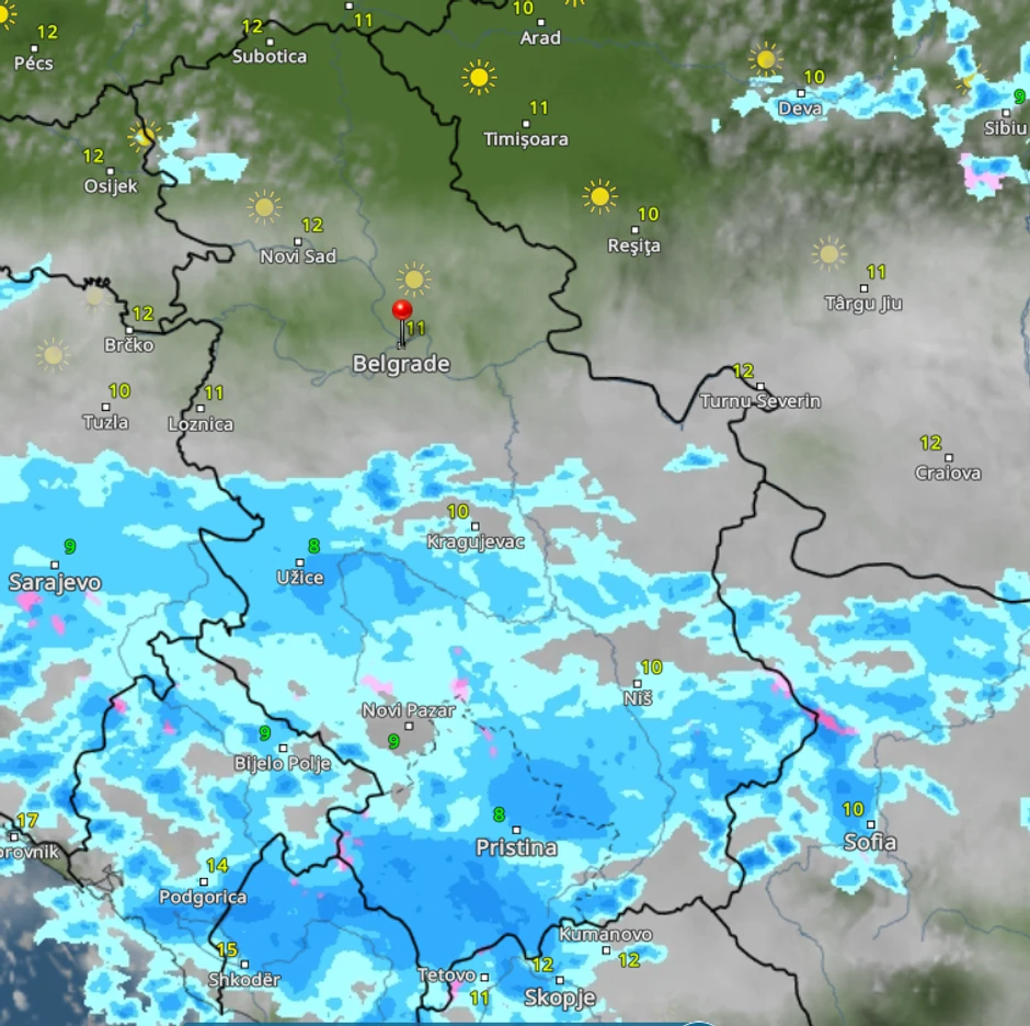 Radarski snimci sutra u 9h