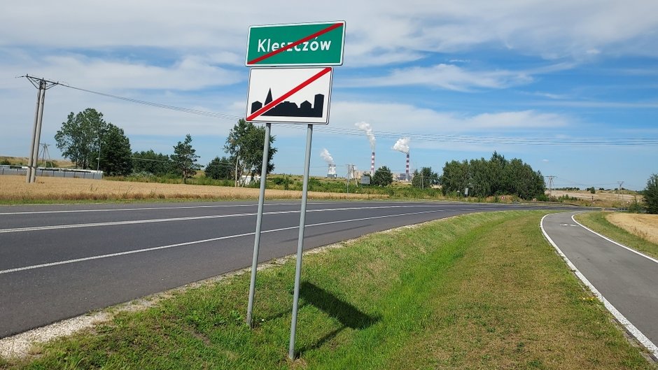 W tle utracona przez Kleszczów elektrownia