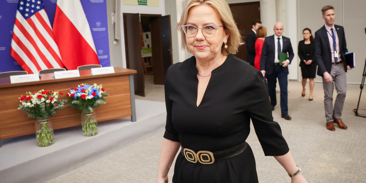 Minister klimatu Anna Moskwa.