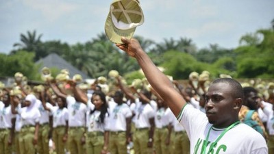  Youth Corp members on parade [BBC]