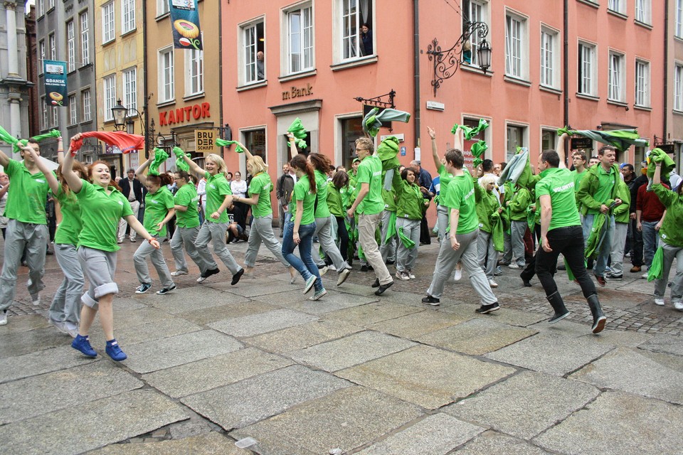 Flash mob w Gdańsku