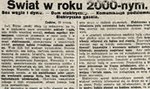 Redaktor-jasnowidz przewidział nasz świat w 1926 roku!