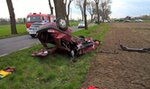 Tragedia w Wielkopolsce. Auto roztrzaskane, zginął 19-latek