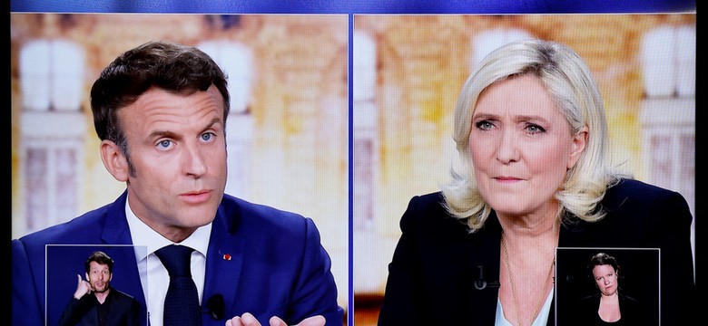 Debata Macron-Le Pen. "Rozmawiając z Rosją, rozmawiacie ze swoim bankierem"