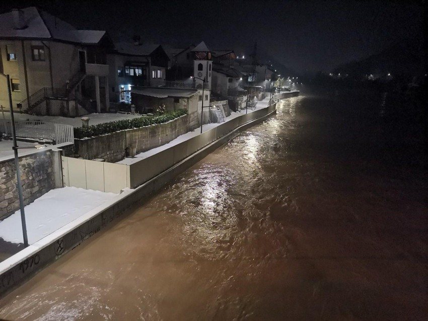 Uvedena vanredna odbrana od poplava na vodnoj jedinici "Lim - Prijepolje"