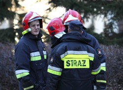 Spalił się autobus. Kierowca trafił do szpitala