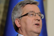 WARSZAWA PREZYDENT KOMOROWSKI OŚWIADCZENIE