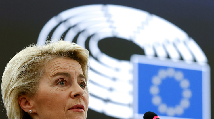 Ursula von der Leyen, az Európai Bizottság elnöke  MTI/EPA/Reuters pool/Christian Hartmann
