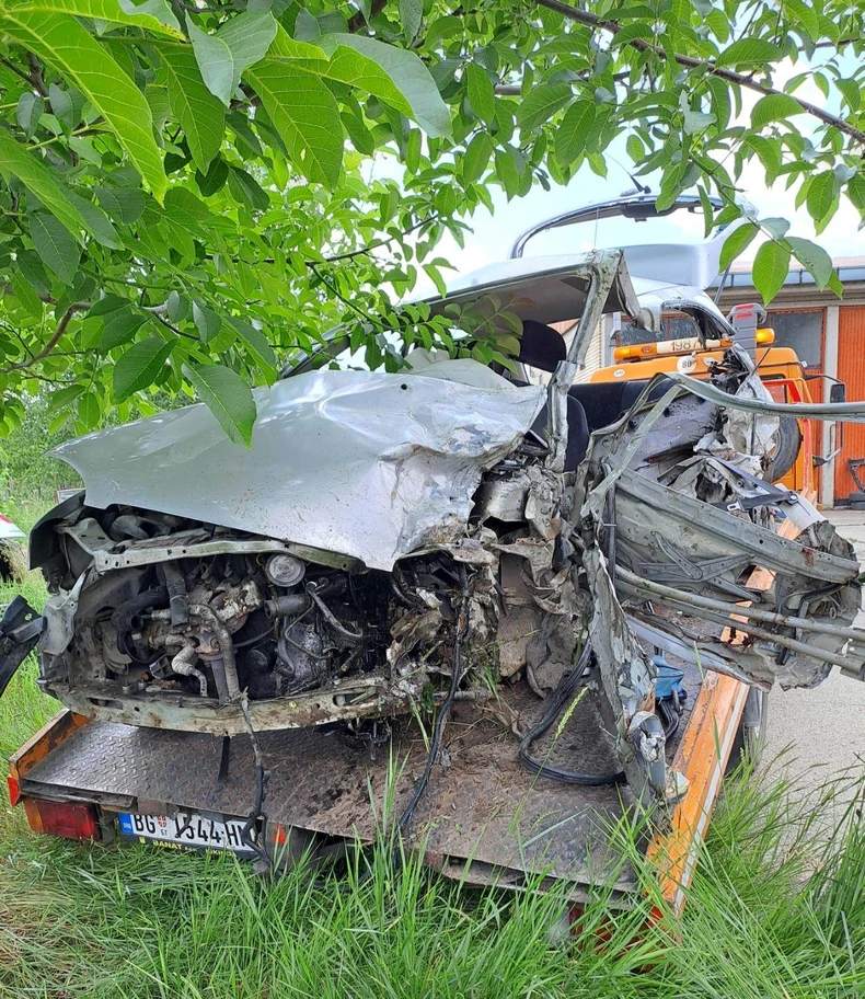 Saobraćajka na ulazu u Nakovo nadomak Kikinde