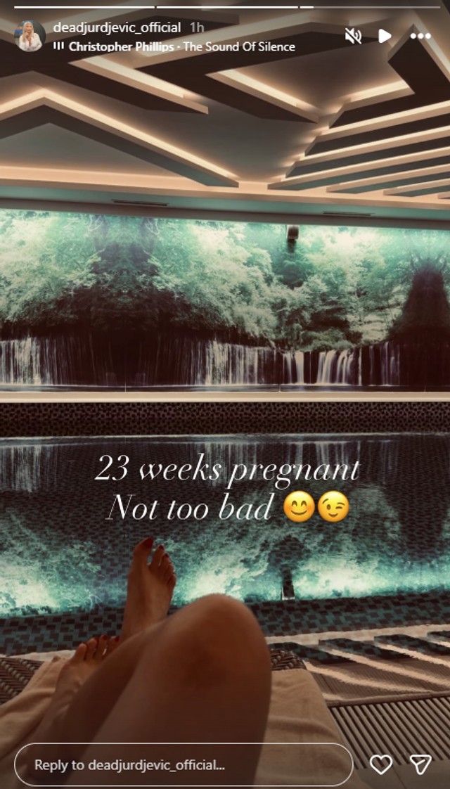 Oglasila se trudna Dea Đurđević