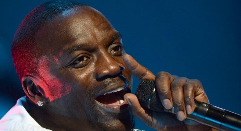 Senegalese-American rapper Akon