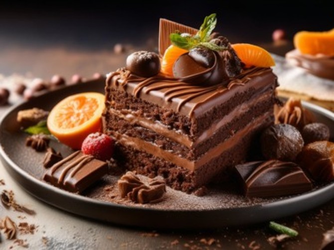 Čokoladna torta sa narandžama bez brašna, najbolji recept za božićnu trpezu