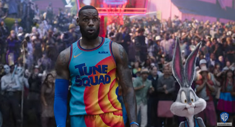 LeBron James w filmie "Kosmiczny mecz: Nowa era"
