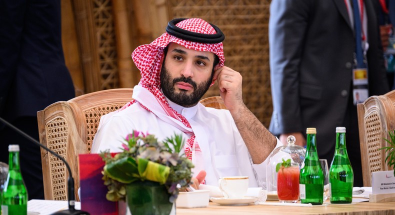 Crown Prince Mohammed.Leon Neal/Getty Images