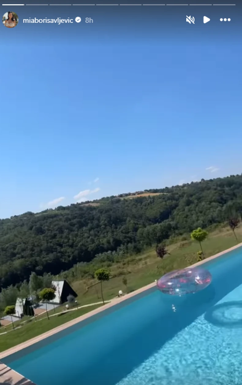 Rođendan ćerke Mie Borisavljević