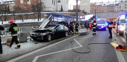 Groźny wypadek w Warszawie. Są ranni