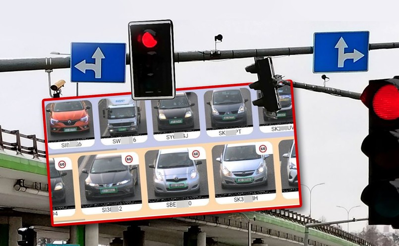 Kamery nad skrzyżowaniem, system RedLight