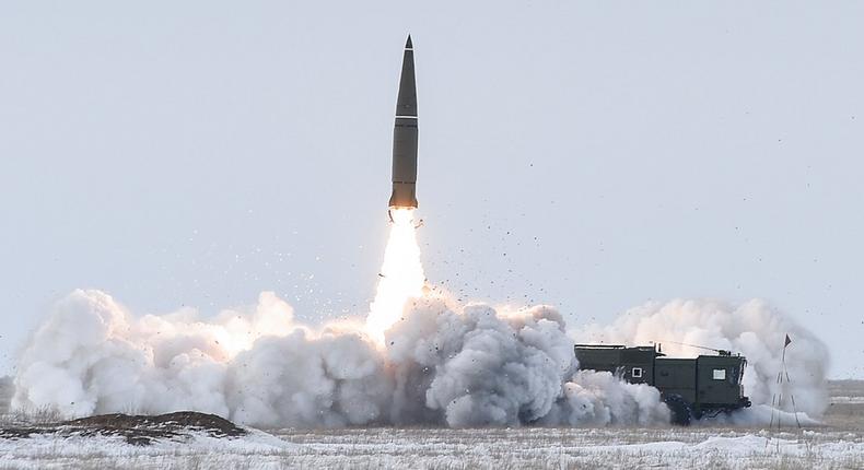 Iskander-m short-range ballistic missile