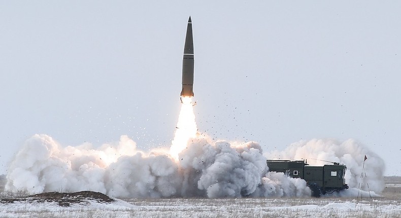 Iskander-m short-range ballistic missile