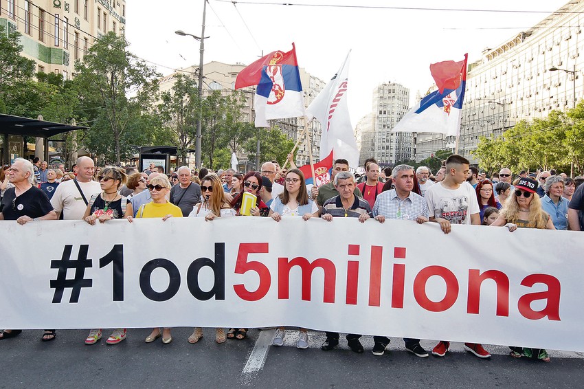 Protesti opozcija, 1 od 5 miliona