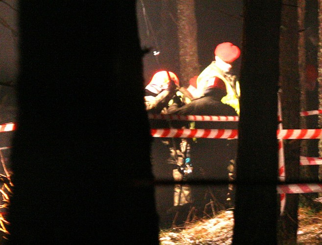 ... zahaczenie o drzewa